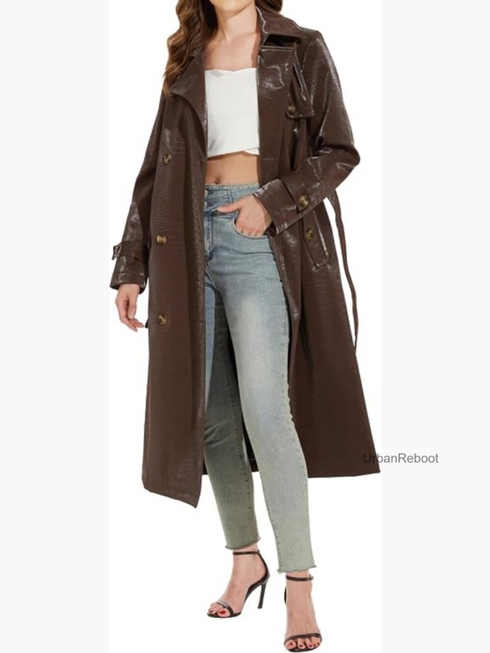 Faux Leather Moto Jacket Plus Size Lightweight Vegan Fashion